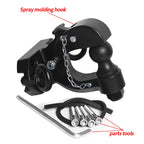 New PRADO Rear Bumper Refit Trailer Hook Heavy Duty Steel 12000lbs Max Payload Black 3