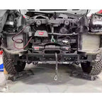 For Land Cruiser 300 Steel Winch Tray Bracket Parts Winch Mounting Rack Holder Trailer Hitch Car LC300 Winch Cradle Accessories 5