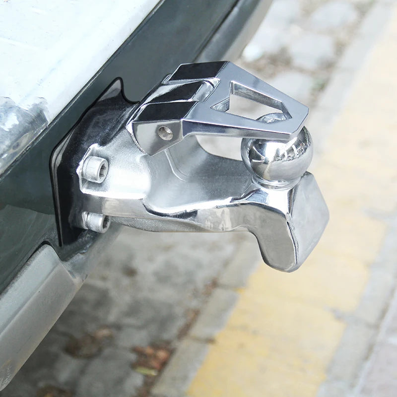 Forging Viper Trailer Hook Rear Bumper Install 85mm X 45mm Hole Trailer Hitch Camp Trailer Accessories Tow Hook 4
