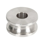 10T Stainless Steel Pulley Block 4x4 Off-Road Rescue Lifting Wire Rope Pulley Trailer Hitch Parts Car Accessories High Polished 2