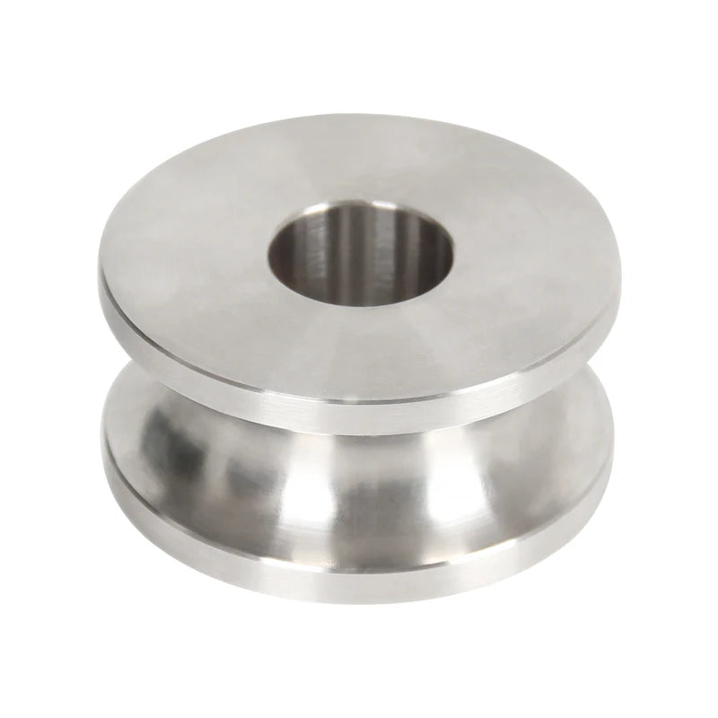 10T Stainless Steel Pulley Block 4x4 Off-Road Rescue Lifting Wire Rope Pulley Trailer Hitch Parts Car Accessories High Polished 2