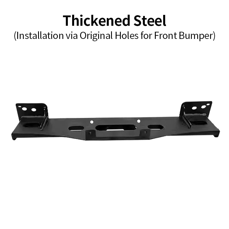 For Volkswagen Touareg Front Bumper Steel Winch Tray Bracket Winch Mounting Rack Holder Trailer Hitch Car Frame Accessories 2