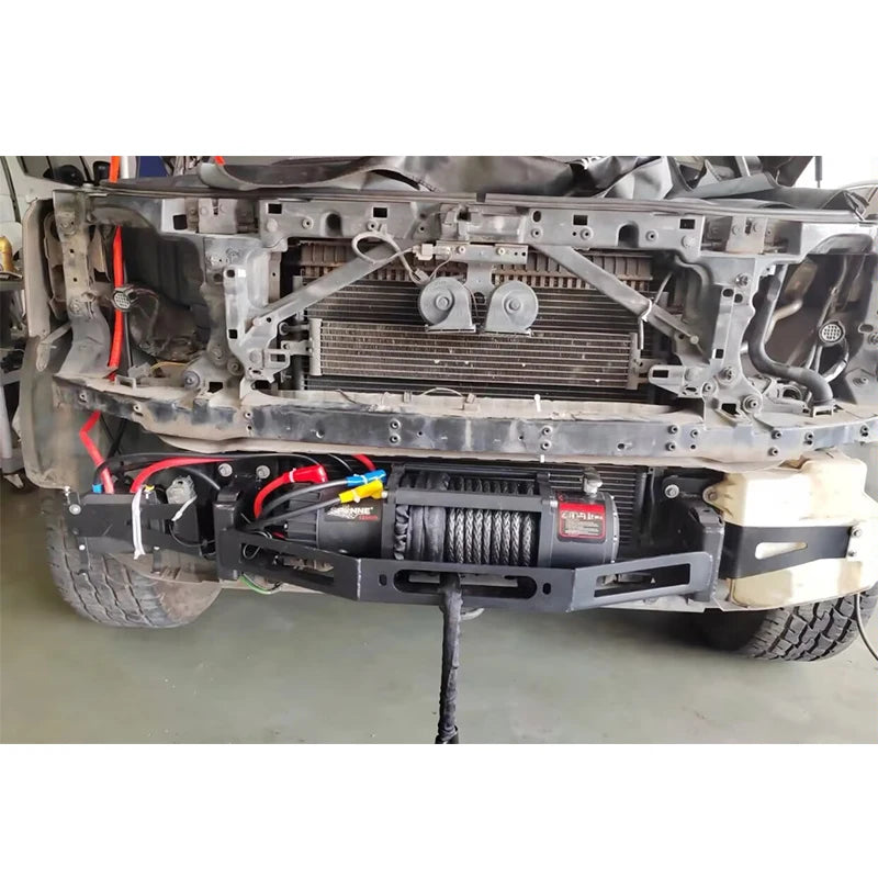 For Range Rover Executive Winch Frame Front Bumper Trailer Hitch Steel Winch Tray Bracket Winch Mounting Rack Holder Accessories 4