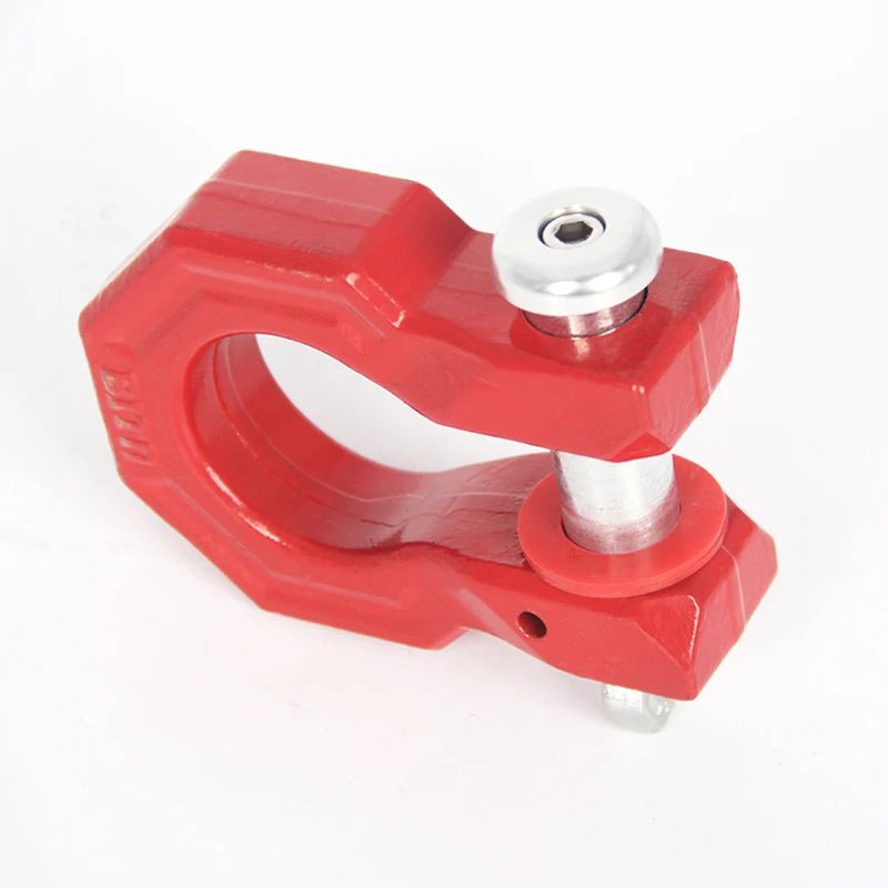Red Forged 40CR Steel Trailer Hitch Bow-shackle U-hook Tow Hook Refit Partsl Off-road Car Accessoriesow 4