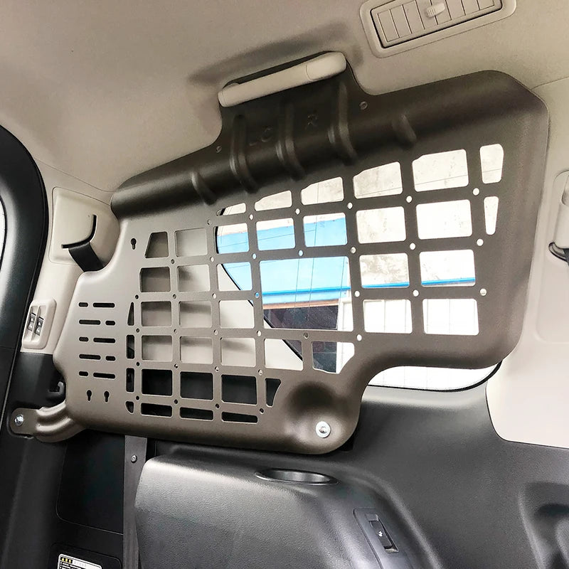4x4 Steel Car Side Window Expansion Panel Kits Accessories With Mesh Brackets for PRADO Trailer Hitch Camp Trailer Accessories 5