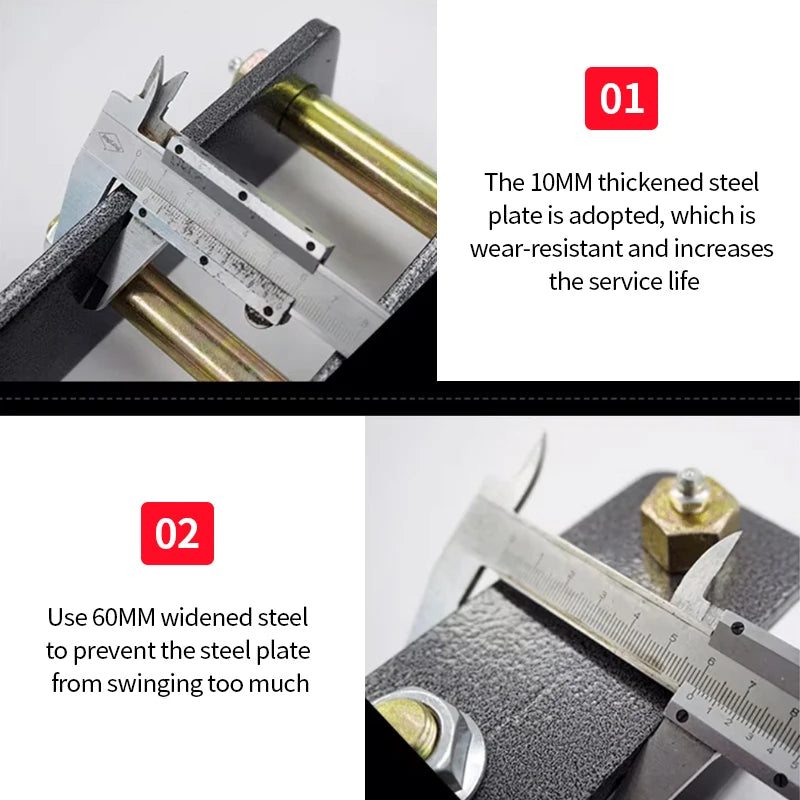 Fits for RZJ71/LC72LC76LC79 the Two-inch Rear Steel Plate Is Modified with Elevated Lifting Lugs Trailer Hitch Car Accessories 3