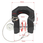 40CR Steel Trailer Tool Trailer Hook Powerful Bow Type Shackle Special for Off-road Trailer Hitch Camp Trailer Accessories 3