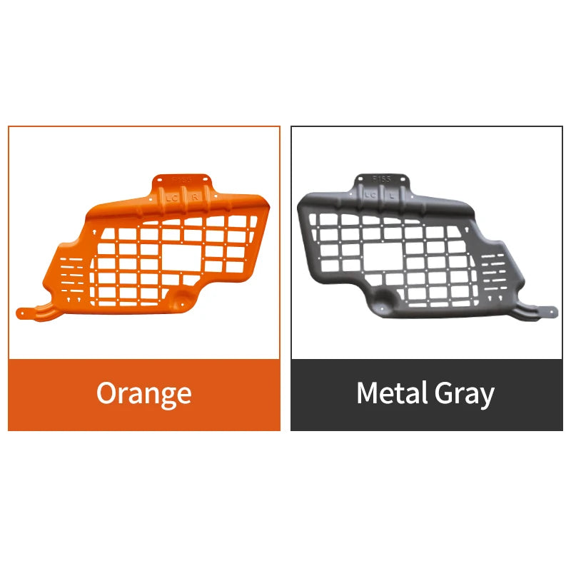 4x4 Steel Car Side Window Expansion Panel Kits Accessories With Mesh Brackets for PRADO Trailer Hitch Camp Trailer Accessories 6