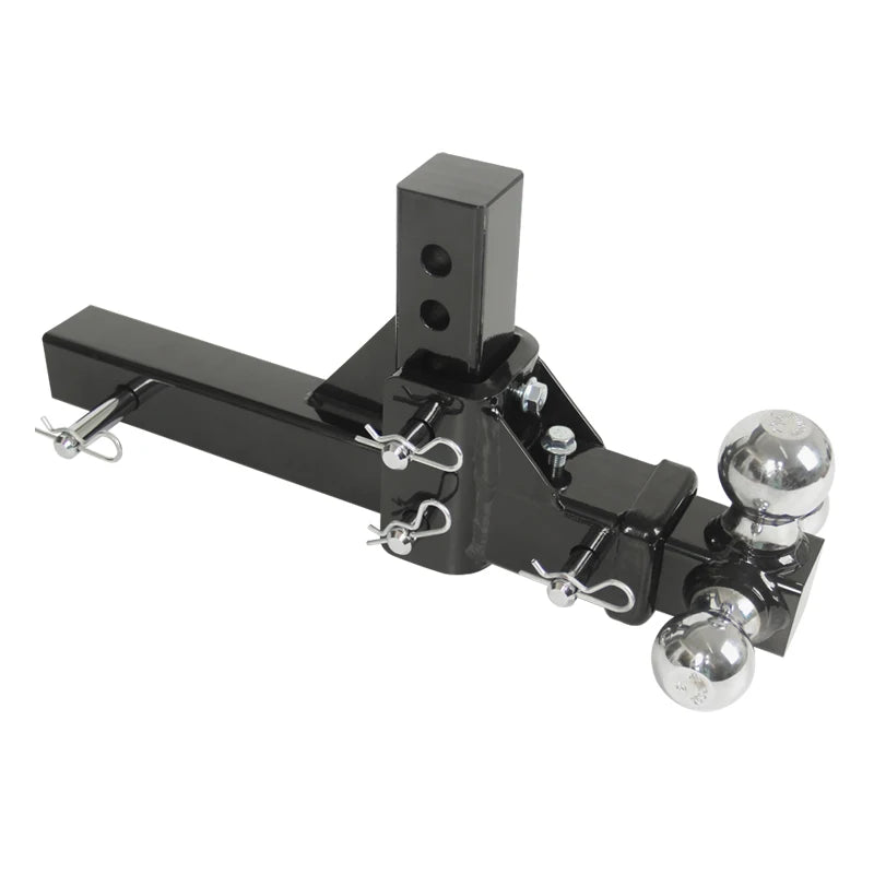 Adjustable and Removable Trailer Hitch Ball Mount Outdoor Trailer Arm Three Ball Tow Hook Rescue Trailers Car Accessories 2