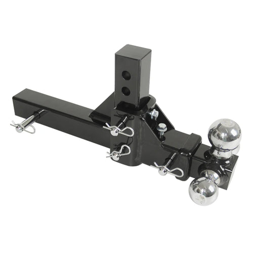 Adjustable and Removable Trailer Hitch Ball Mount Outdoor Trailer Arm Three Ball Tow Hook Rescue Trailers Car Accessories 2