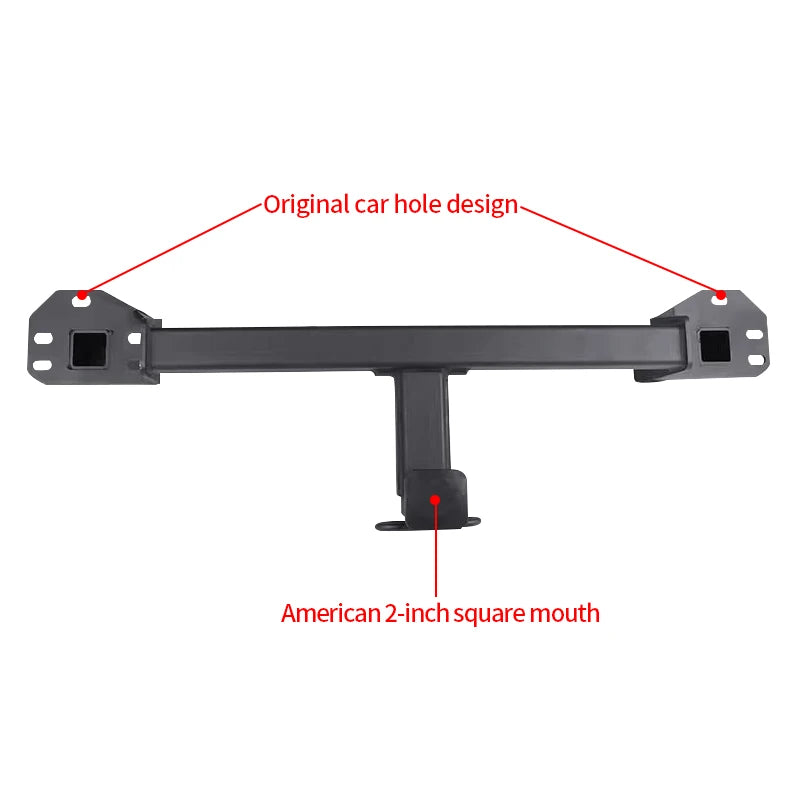 For Toyota New BZ4X Car Tow Bar Steel Trailer Rear Bumper Towing Hook Vehicle Trailer Hitch Accessories Coupling Caravan Device 4