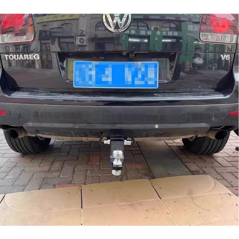For VW Tiguan Steel Trailer Rear Bumper Parts Car Tow bar Towing Hook Vehicle Trailer Hitch Accessories Caravan Coupling Device 5