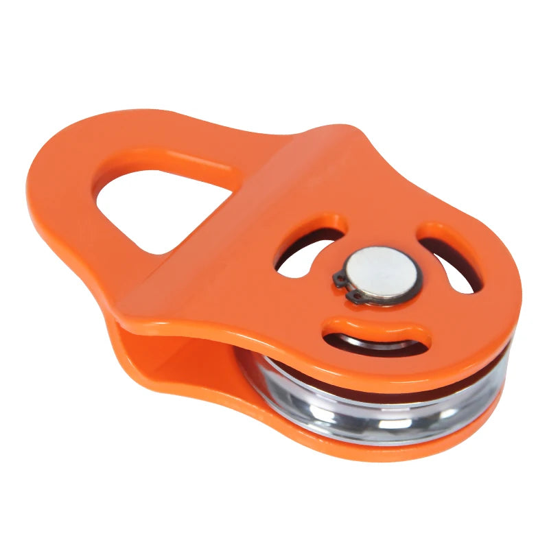 6Ton Forging Guide Pulley Snatch Block for Synthetic Rope Recovery Towing Pulley Parts Trailer Hitch Winch Pulley Accessories 6