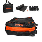 336LFoldable Storage 500D PVC Waterproof SUV Vehicle Car Travel TOP Storage Cargo Carrier Roof Rack Bag Car Camp Luggage Bag 1
