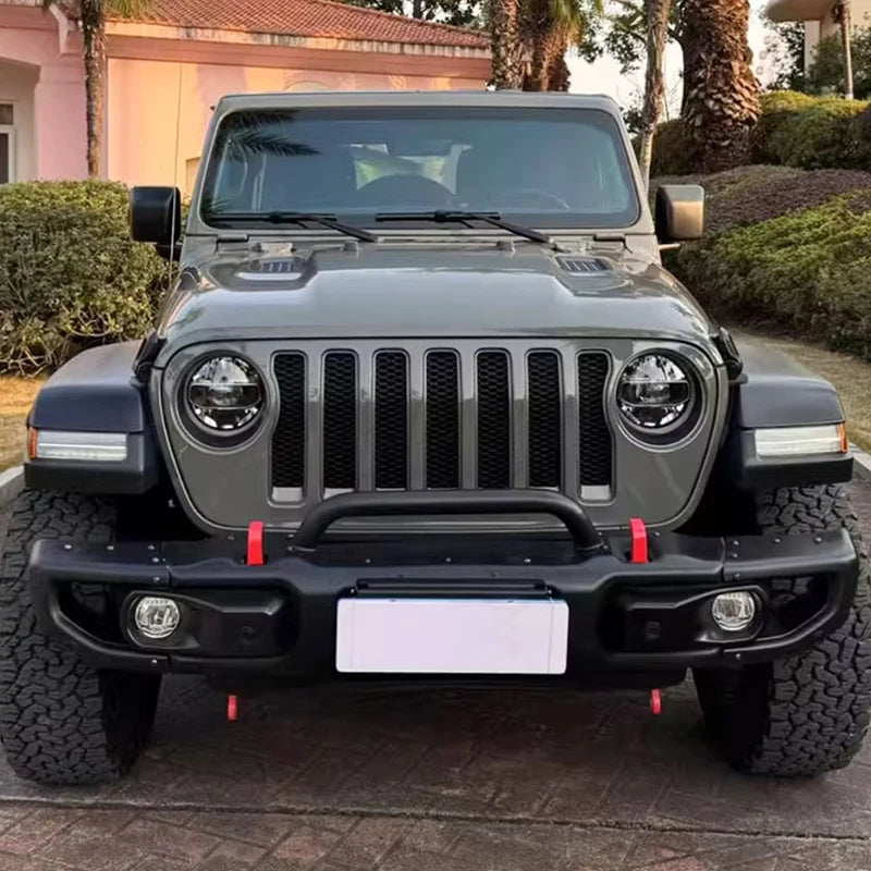For 18-25 Jeep Wrangler JL JK JT Steel Winch Tray Bracket Parts Winch Mounting Rack Holder Frame Trailer Hitch Car Accessories 5