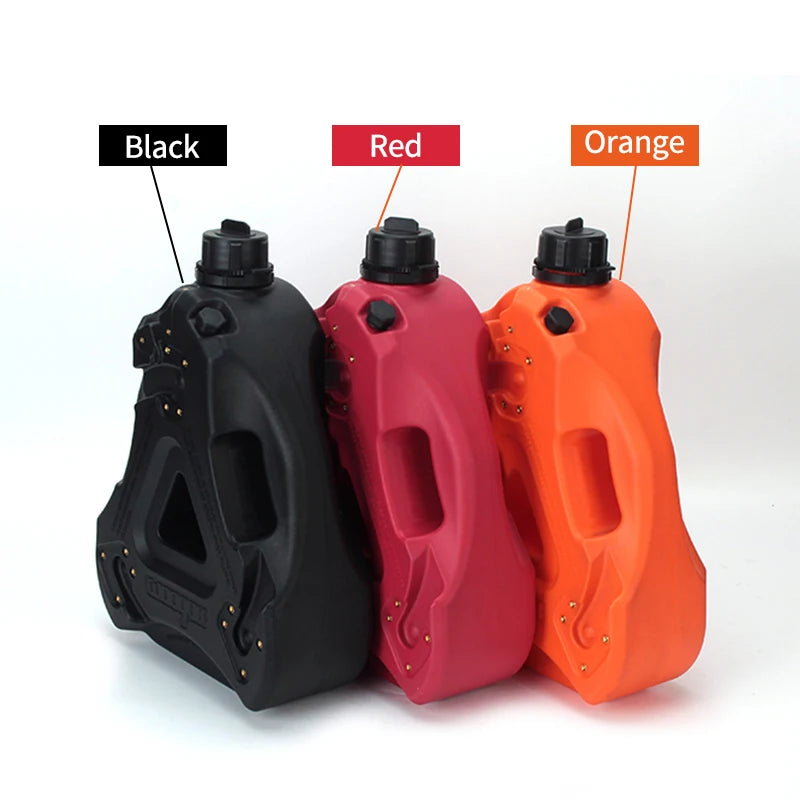 New High Quality 6L Outdoor Plastic PE Oil Drum 1.6-Gal Diesel Fuel Can Orange/Black/Red Trailer Hitch Accessories 3