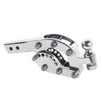 New Heavy Duty Steel Electroplated Adjustable Trailer Hitch Towing Ball Off-road Refit Tow Hook Parts 2inch Receiver 10000LBS 2