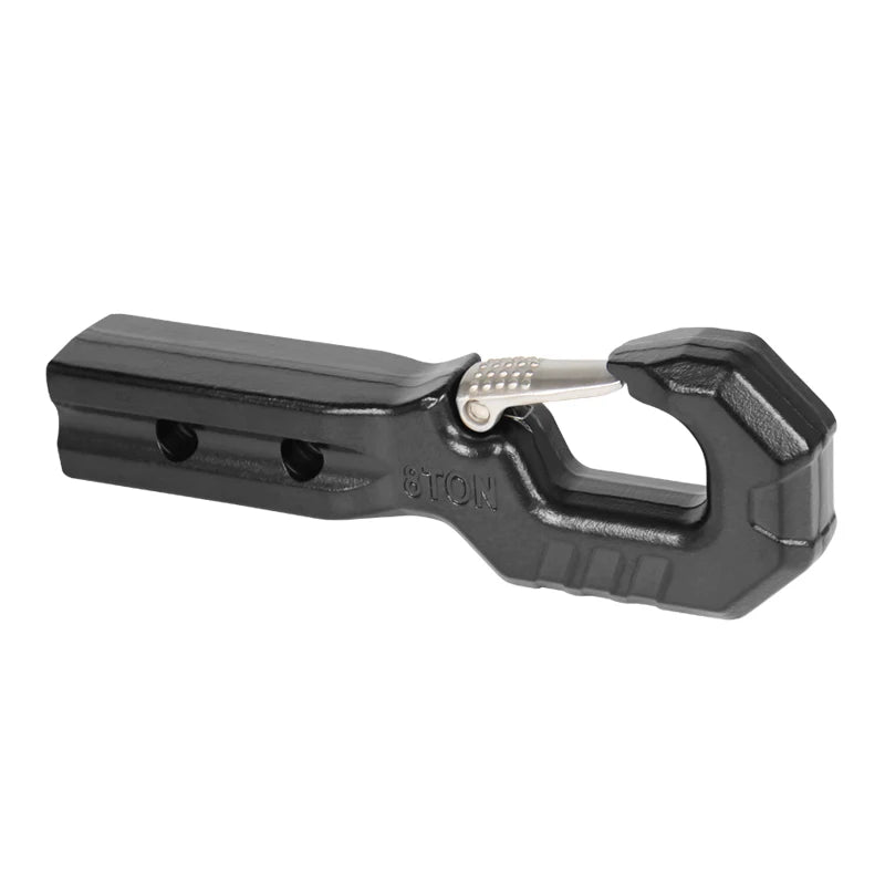 Heavy Duty 40CR Steel Trailer Hitch Hook Effective Towing Force 8000kg Black Quick Insertion Tow Hook 3