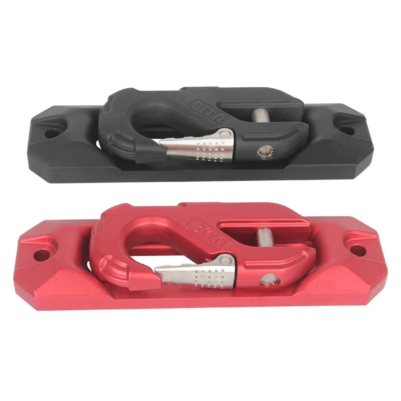 19000LBS CNC Aluminum Hawse Fairlead Winch Hook Kit for Synthetic Rope 4x4 Off-Road Trailer Hitch Recovery Towing Accessories 6