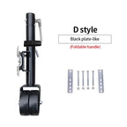 6-inch Twin Wheel Trailer Jack Bracket Universal Guide Knight Caster Trailer Accessories Yacht ATVUTV RV Trailer Hitch 6