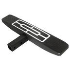 New Black Rear Bumper American Square Foot Pedal Applicable 2-inch Trailer Hitch Steel+ABS 200kg Max Payload Off-Road 1