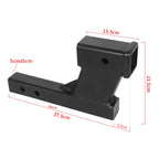 Heavy Duty Steel Trailer Towing Extender Spare Tire Parts Clearance Adapter for Rear Bumper Bike Rack Cargo Carrier Accessory 2