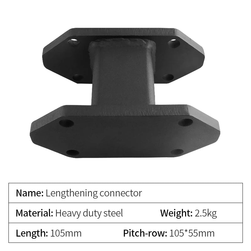 Heavy Duty Steel 105*55mm Prado Hole Trailer Hitch Connector for Trailer Hook High Quality Parts & Car Accessories 6