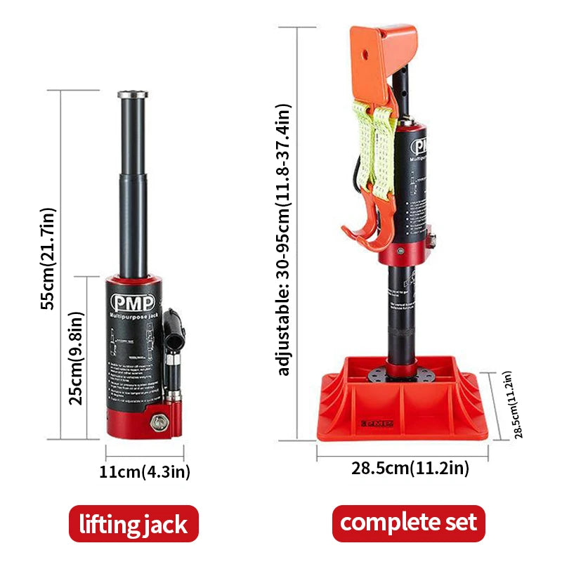 Professional 4 Ton Car Mounted Hydraulic Jack Kit Manufactured Trailer Parts & Accessories 4