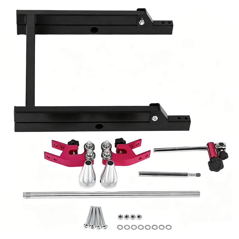 Motorcycle Wheel Balancing Stand Tire Balancer Repair Tool Rack Adjustable Maintenance Support Frame Motorcycle Wheel Aligner 4