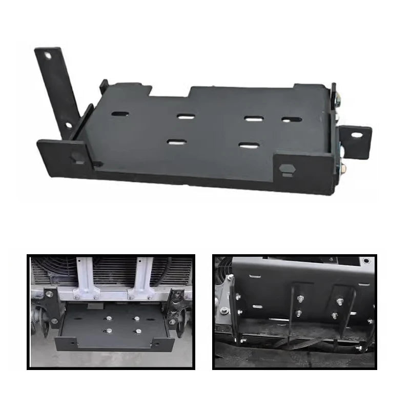 Built-in Front Bumper Winch Tray Bracket Parts for BJ40 and BJ40L Trailer Hitch Winch Mounting Rack Holder Frame Accessories 3