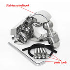 Prado High Strength Steel Tow Hook Original Hole Rear Bumper Installation Trailer Hitch Parts & Car Accessories 3