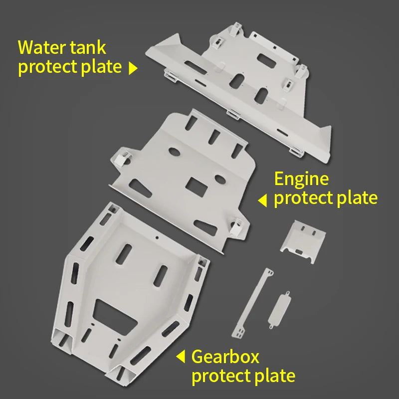 2003-2019 PRADO Engine Lower Guard Plate 3MM Cold-Rolled Steel Chassis Lower Protective Board Trailer Parts & Accessories 5