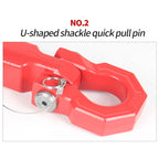 15Ton 40CR Steel Towing Shackle Trailer Arm Square Tube Trailer Refit Parts Tow Hook Trailer Hitch Camp Trailer Car Accessories 6