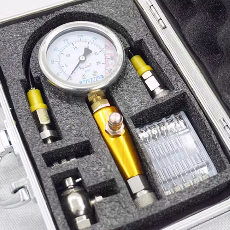 Tire Pressure Gauge Automobile Off-road Testing Tire Inflation Device Trailer Hitch Camp Trailer Car Accessories Tire Barometer 6