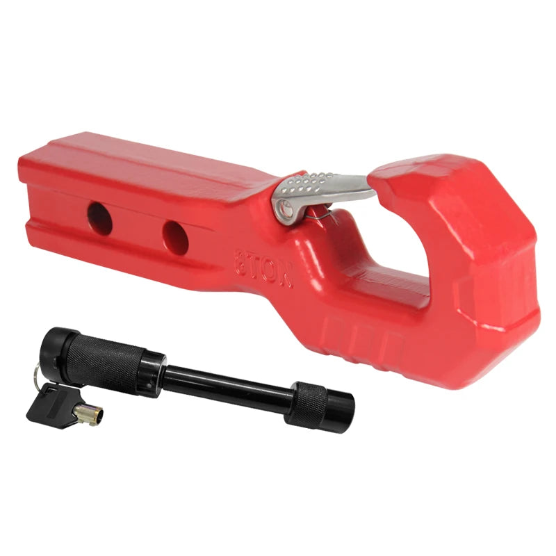 New High Quality 17600LBS Solid Forged Quick Insertion Trailer Hitch 2-Inch Square Mouth Connection Off-Road Accessories 1