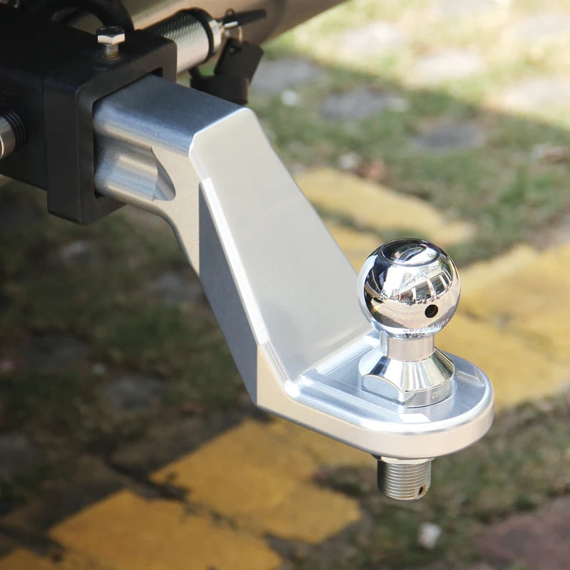 Aluminum Alloy 4 Inch Trailer Arm with 2-Inch Ball Off-road Refit Trailer Hitch Parts Tow Hook Trailers Car Accessories 6