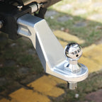 Aluminum Alloy 4 Inch Trailer Arm with 2-Inch Ball Off-road Refit Trailer Hitch Parts Tow Hook Trailers Car Accessories 6