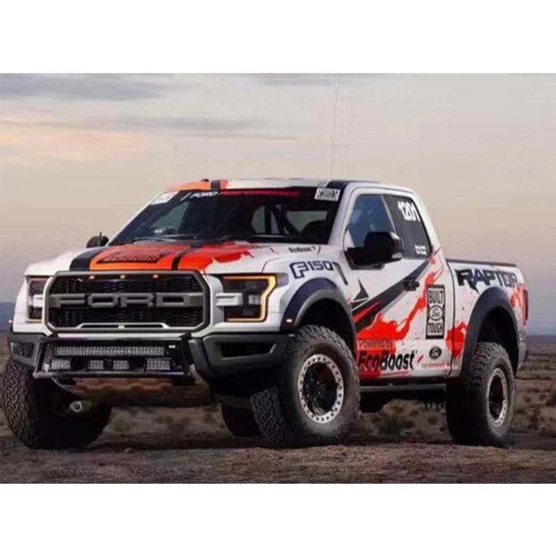 Fits for F-150 Raptor Pickup Truck 2-inch Lift Kit with Front & Rear Leaf Spring Lift Blocks Trailer Hitch Parts Car Accessories 5