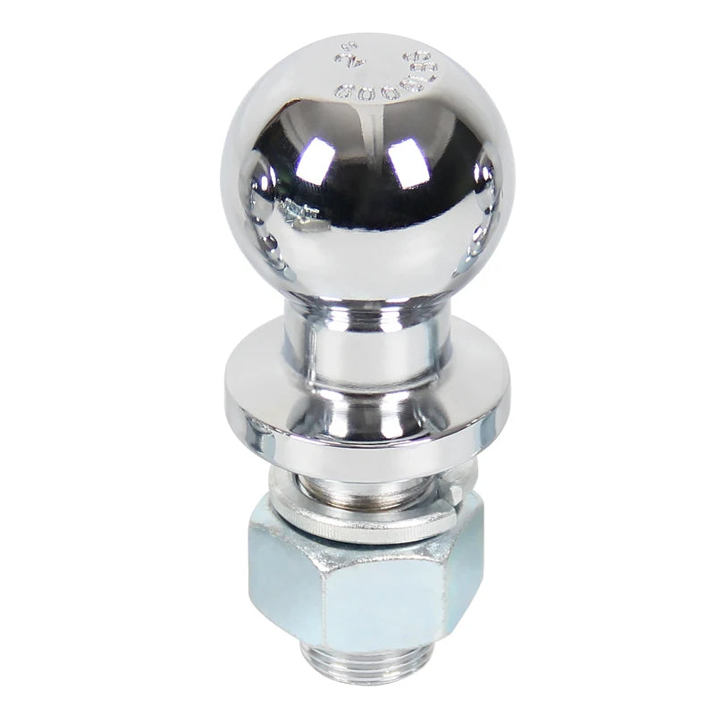 2Inch and 50mm Plated Chrome Trailer Ball for Towing-Premium Trailer Parts Trailer Hitch Camp Trailer Car Accessories Tow Hook 1