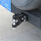 Heavy Duty Steel 8Ton Forging Trailer Hitch With 50mm or 2" Ball Chose Off-road Refit Parts Tow Hook Accessories 85*45mm Hole 3
