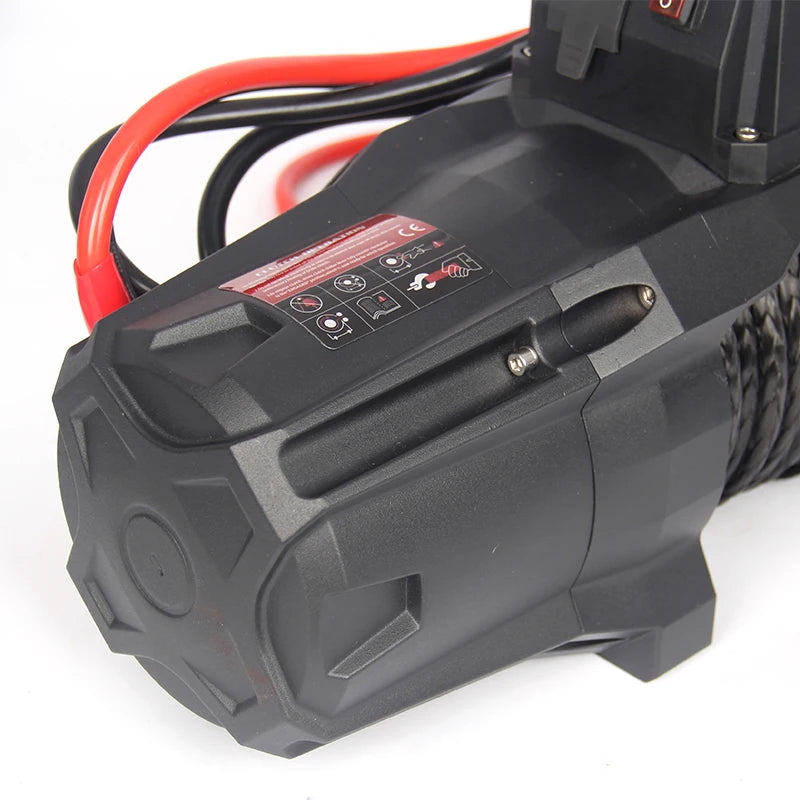 Trailer Electric Winch 12000LBS 12V Car Mounted Towing Winch Parts 4X4 Off-Road Recovery Winch Trailer Hitch Car Accessories 4