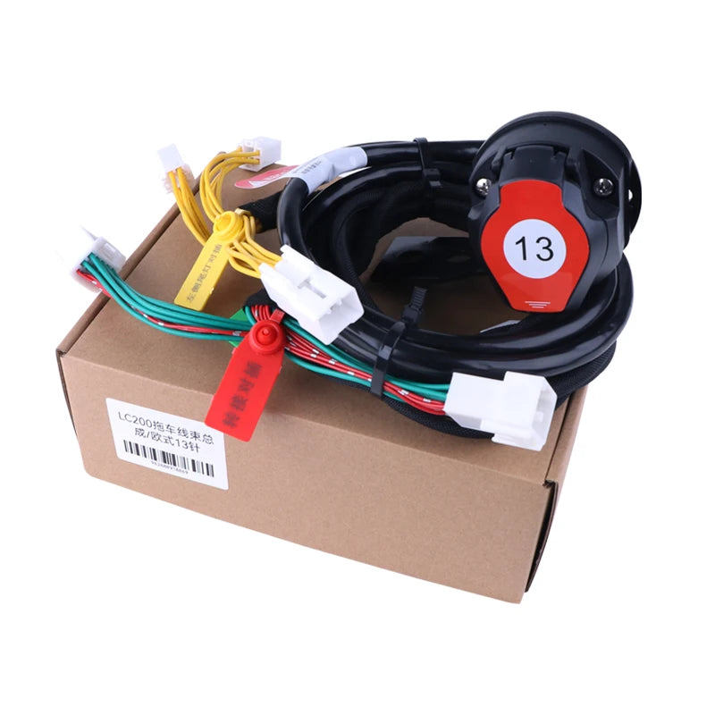 For Toyota LC200 European 13 Pin Trailer Wiring Harness Plug and Play Trailer Wire Trailer Hitch Car Plug and Play Trailer Wire 1