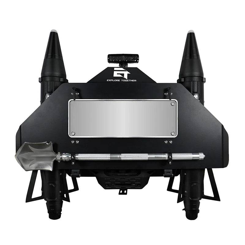Off-road 5L X 2 Missile Oil Drum Backpack Set Backpack With Engineer Shovel & Escape Board Trailer Hitch Accessories Water Tank 1