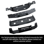 For 18-25 Jeep Wrangler JL JK JT Steel Winch Tray Bracket Parts Winch Mounting Rack Holder Frame Trailer Hitch Car Accessories 6