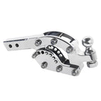 New Heavy Duty Steel Electroplated Adjustable Trailer Hitch Towing Ball Off-road Refit Tow Hook Parts 2inch Receiver 10000LBS 1