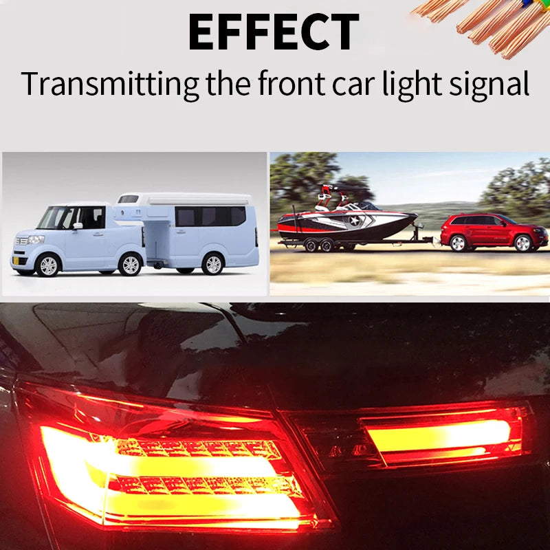 For Jeep Wrangler JL JK European 13 Pin Trailer Harness OE Fitment Towing Harness Plug and Play Trailer Wire Car Specific Hitch 6