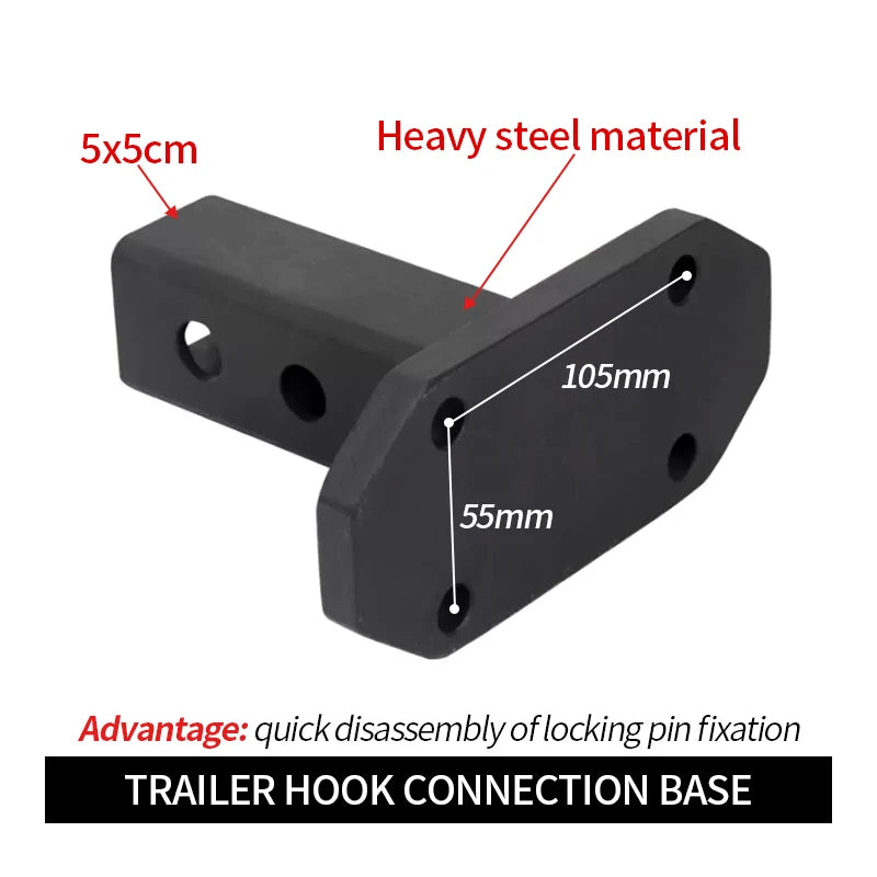 High Quality Manganese Steel Car Spherical Towing Hanger Tow Hook for Toyota Prado Lc150 Fj150 Accessories 2