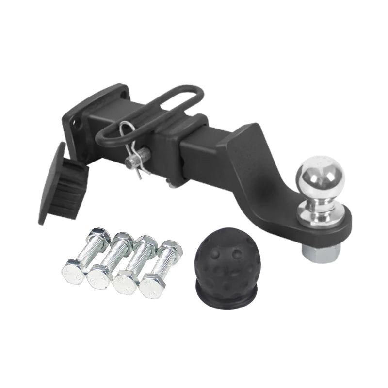 85x45mm Install Base and 2-inch Trailer Hitch Ball Off-road Refit Tow Hook Parts Trailering Arm Car Accessories 4