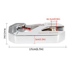 254mm Aluminum Alloy Off Road Vehicle Winch Guide Rope Accessories for Winch Rope Outlet Winch Rope Guide Trailer Hook 4