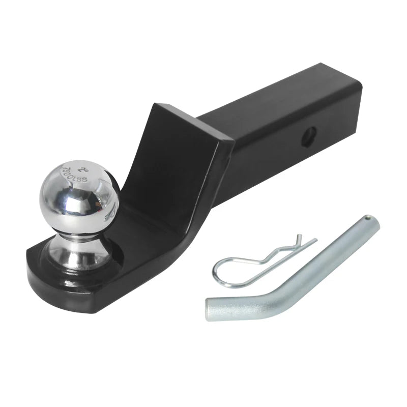 Integrated Tow Hook with 2 Inch Trailer Ball Heavy Duty Towing Hook 7500LBS Load Capacity Universal Trailer Hitch Ball for SUV 1